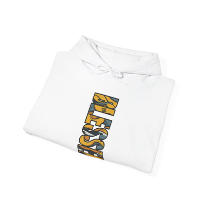 Retro 5 "TOKYO" Varsity Maize and Wolf Grey Shirt- ALI KO Hoodie - BLESSED
