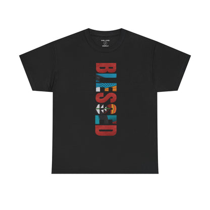 Dunk SB Turquoise Blue and Firewood Orange Blessed Shirt