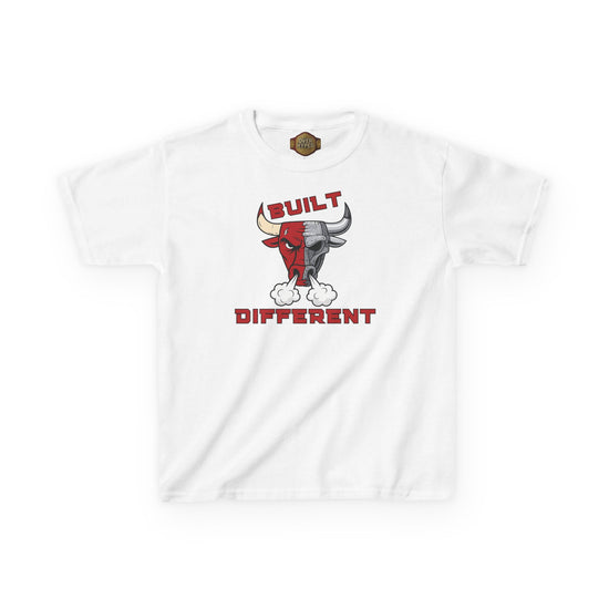 Kids Shirt To Match Retro 4  White Cement -BUILT DIFFERENT SHIRT FOR KIDS