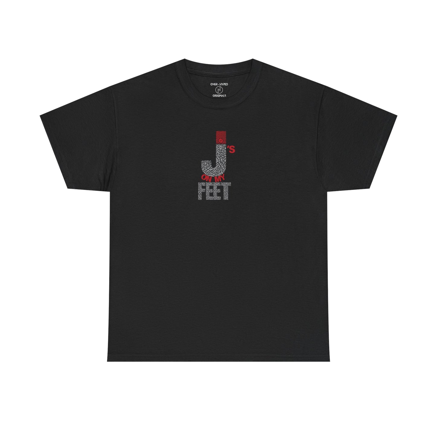 Retro 3 Black Cement/ White Cement J's On My Feet Shirt