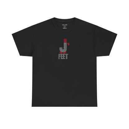 Retro 3 Black Cement/ White Cement J's On My Feet Shirt