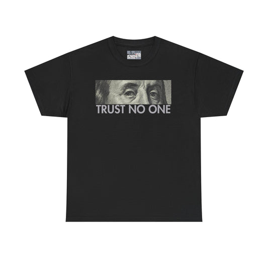 Retro 5 Black Metallic Trust No One Shirt
