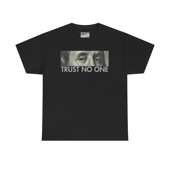 Retro 5 Black Metallic Trust No One Shirt