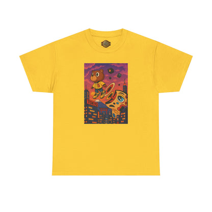 Retro 5 "TOKYO" Varsity Maize and Wolf Grey Shirt- TOKYO BLAST