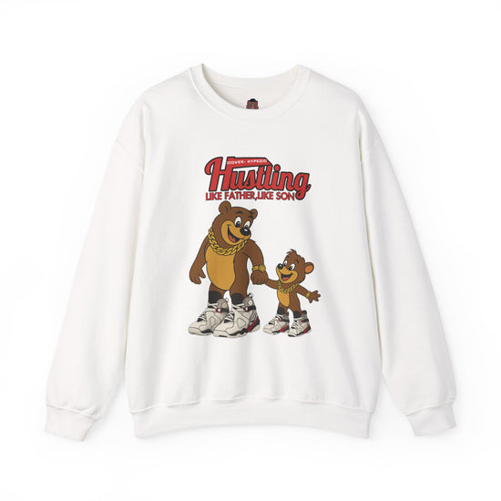 Sweater To Match Retro 8 Bugs White and True-LIKE FATHER LIKE SON