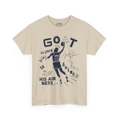 Retro 6 Olympic G.O.A.T NAVY BLUE  Tee - by Over-Hyped