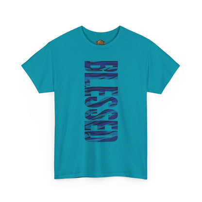 Retro 8 Aqua Shirt - BLESSED