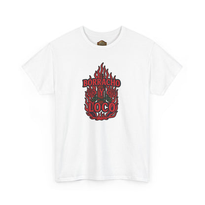 Retro 5 Fire Red "BLACK TONGUE" Shirt- - BORRACHO Y LOCO   AJ FIRE RED