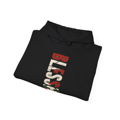 Retro 3 EL VUELO Summit White and Pine Green Hoodie - BLESSED