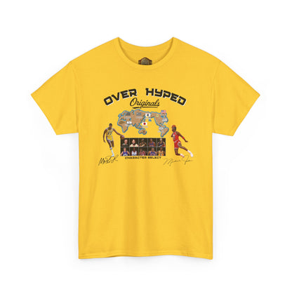 Retro 5 "TOKYO" Varsity Maize and Wolf Grey Shirt- Character Select