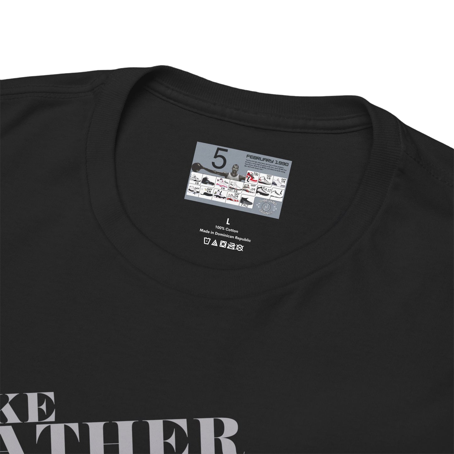 Retro 5 Black Metallic Like Father Like Son Shirt