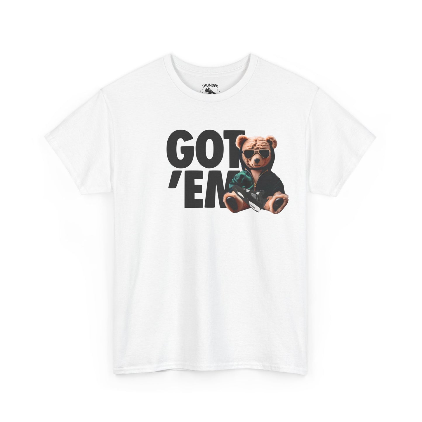 Retro 4 White Thunder Got EM Bear Shirt