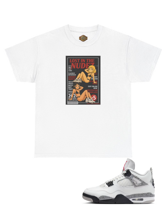 Retro 4 White Cement Lost InTheNudez