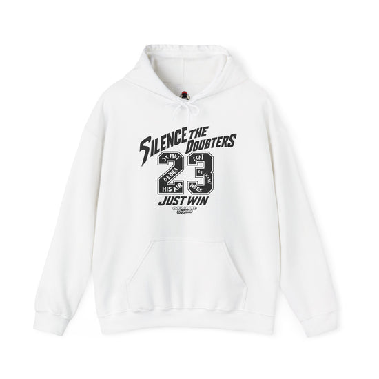 Hoodie To Match Retro 4 Flight Club Sail and Black- 23 SILENCE THE DOUBTERS