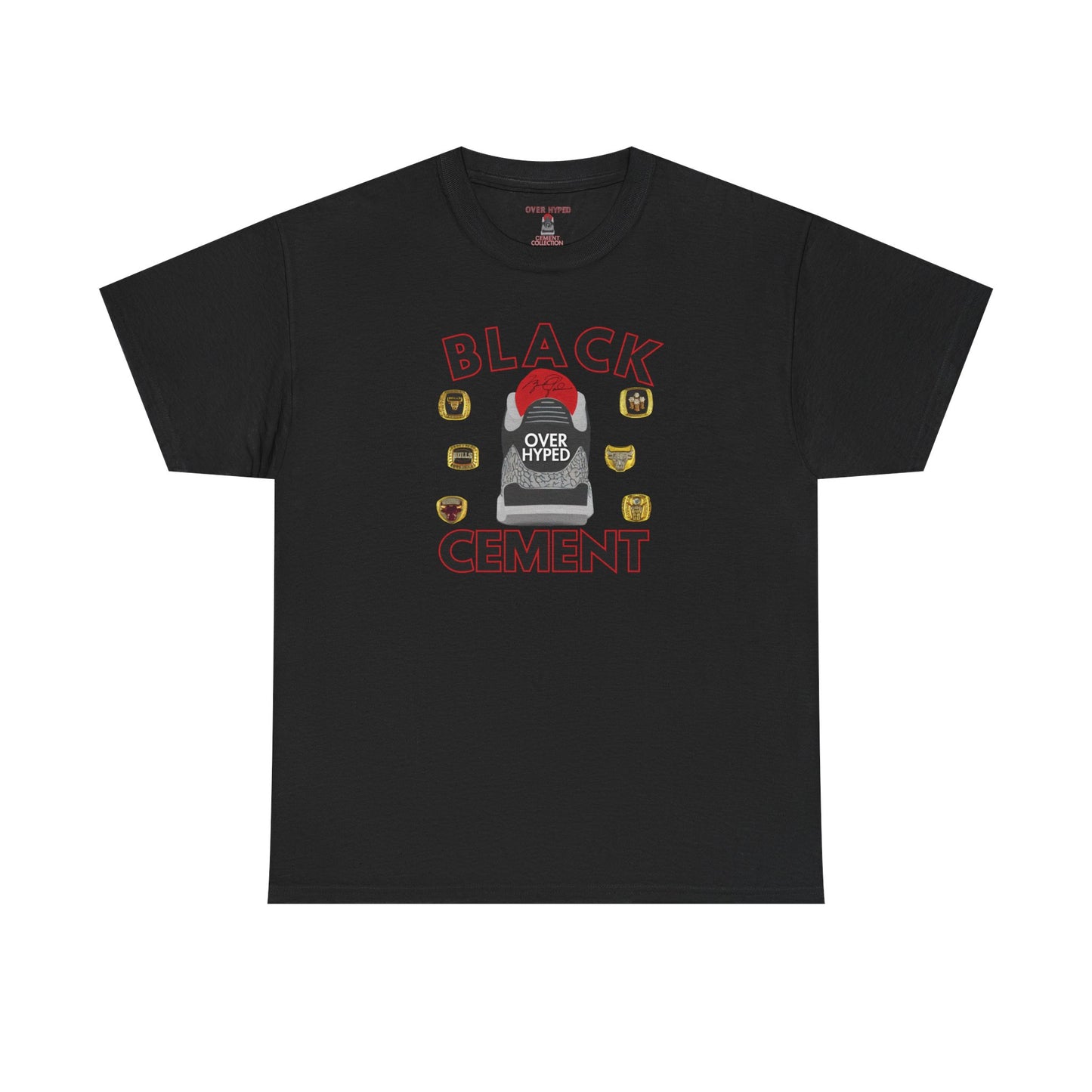 Retro 3 Black Cement Da Rings Shirt