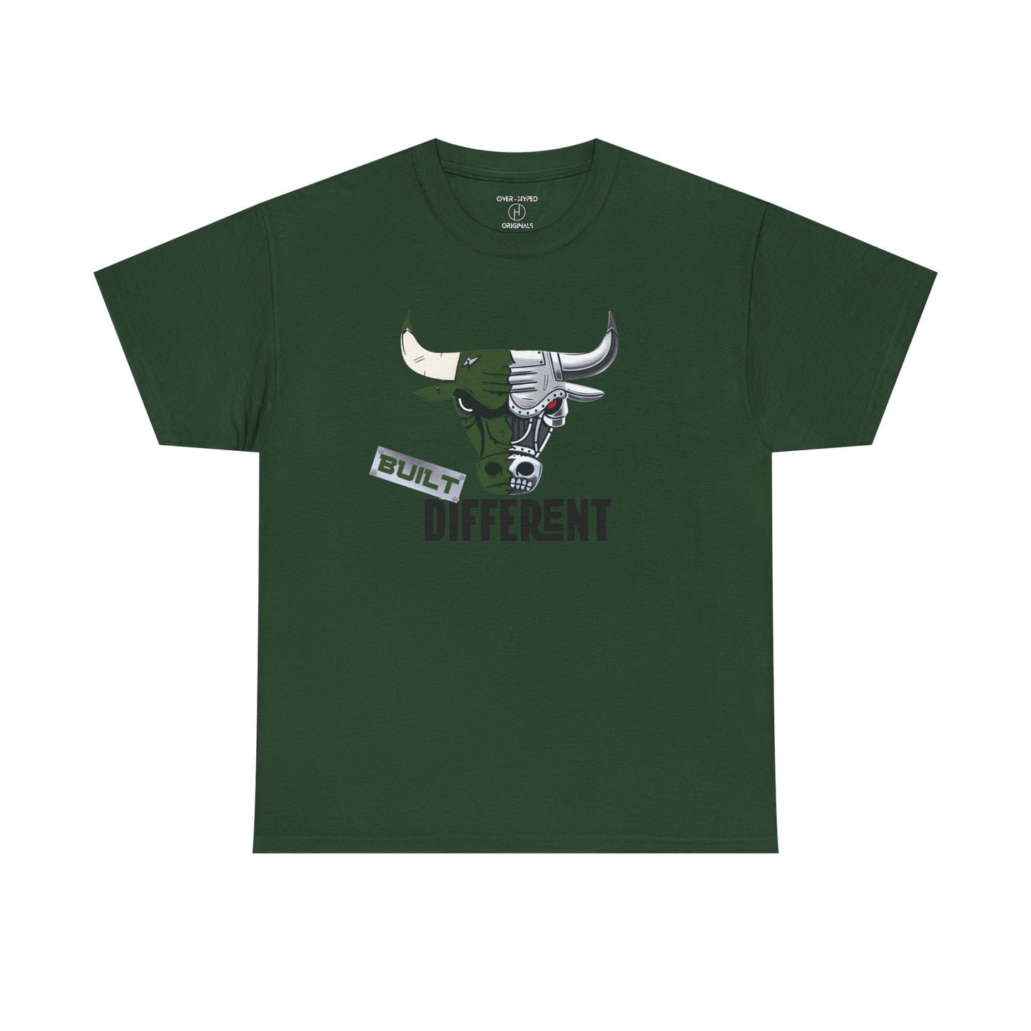 Retro 4 Oxidized Green Built Different Shirt