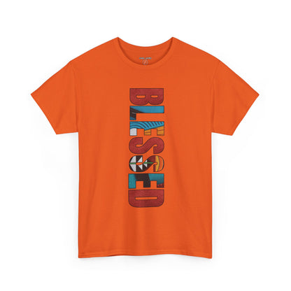 Dunk SB Turquoise Blue and Firewood Orange Blessed Shirt