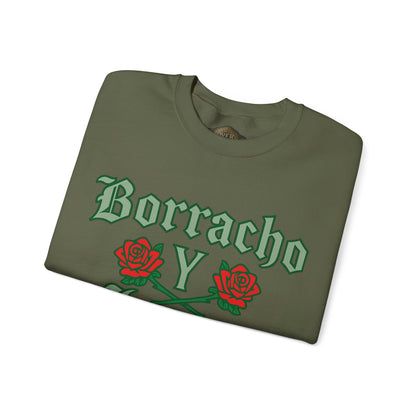 Retro 3 EL VUELO Summit White and Pine Green SweatShirt - BORRACHO Y LOCO