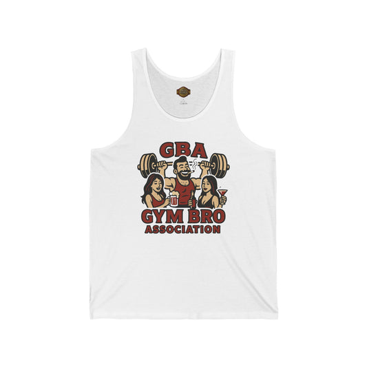 Over-Hyped GBA Gym Bro Association Tank Tee
