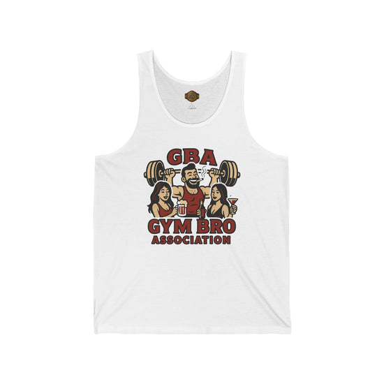 Over-Hyped GBA Gym Bro Association Tank Tee