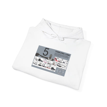 Retro 5 Black Metallic My Retro Card (Grey) Hoodie
