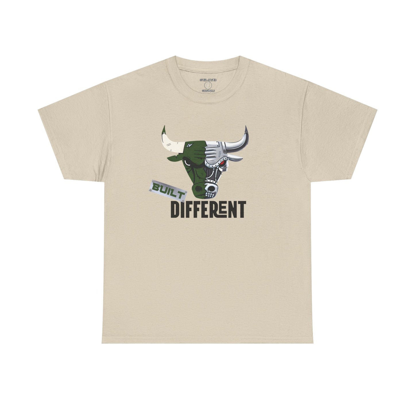Retro 4 Oxidized Green Built Different Shirt