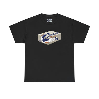 Retro 4 SB Navy SneakerHead Box Shirt