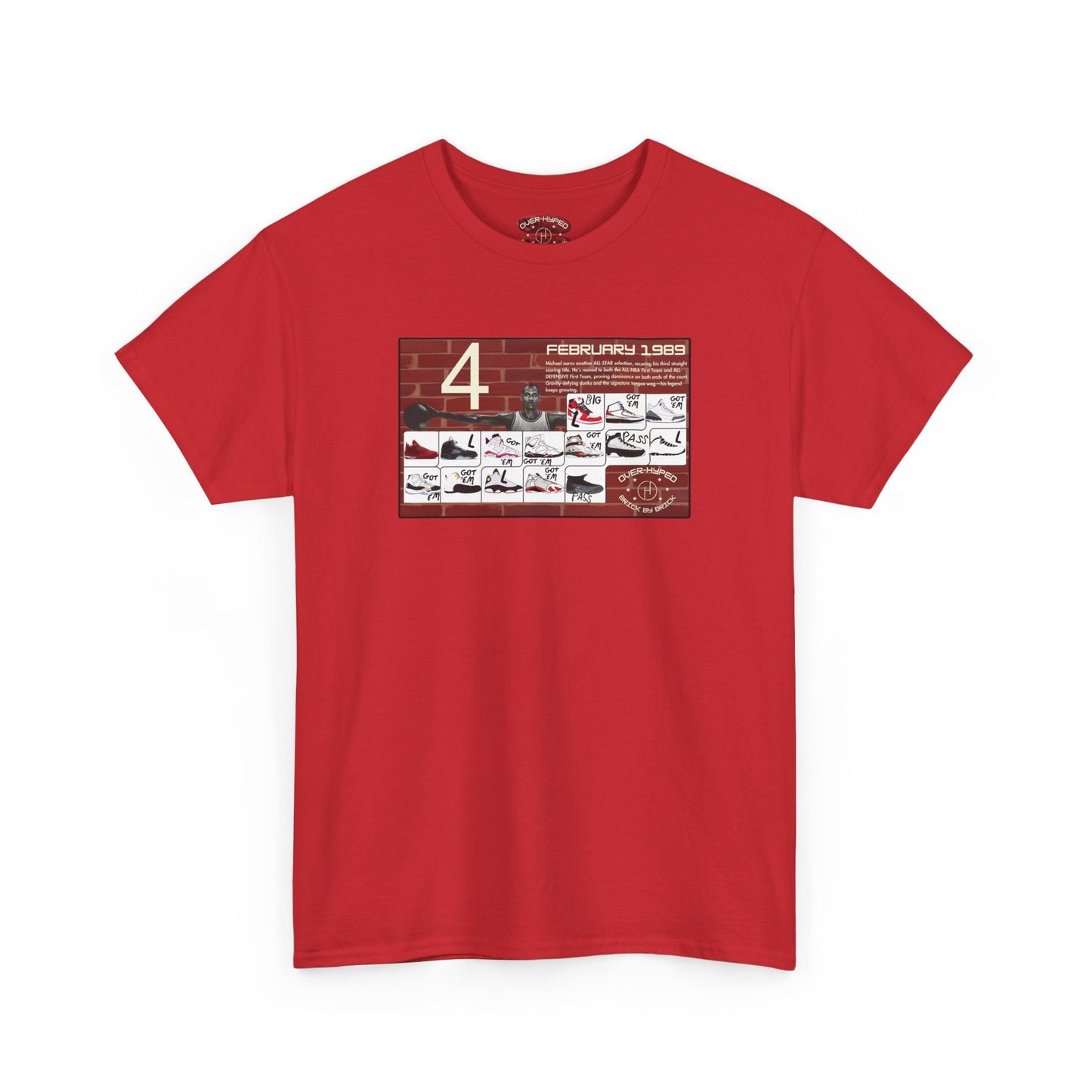 Retro 4 Brick By Brick My Retro Card Tee - by Over-Hyped