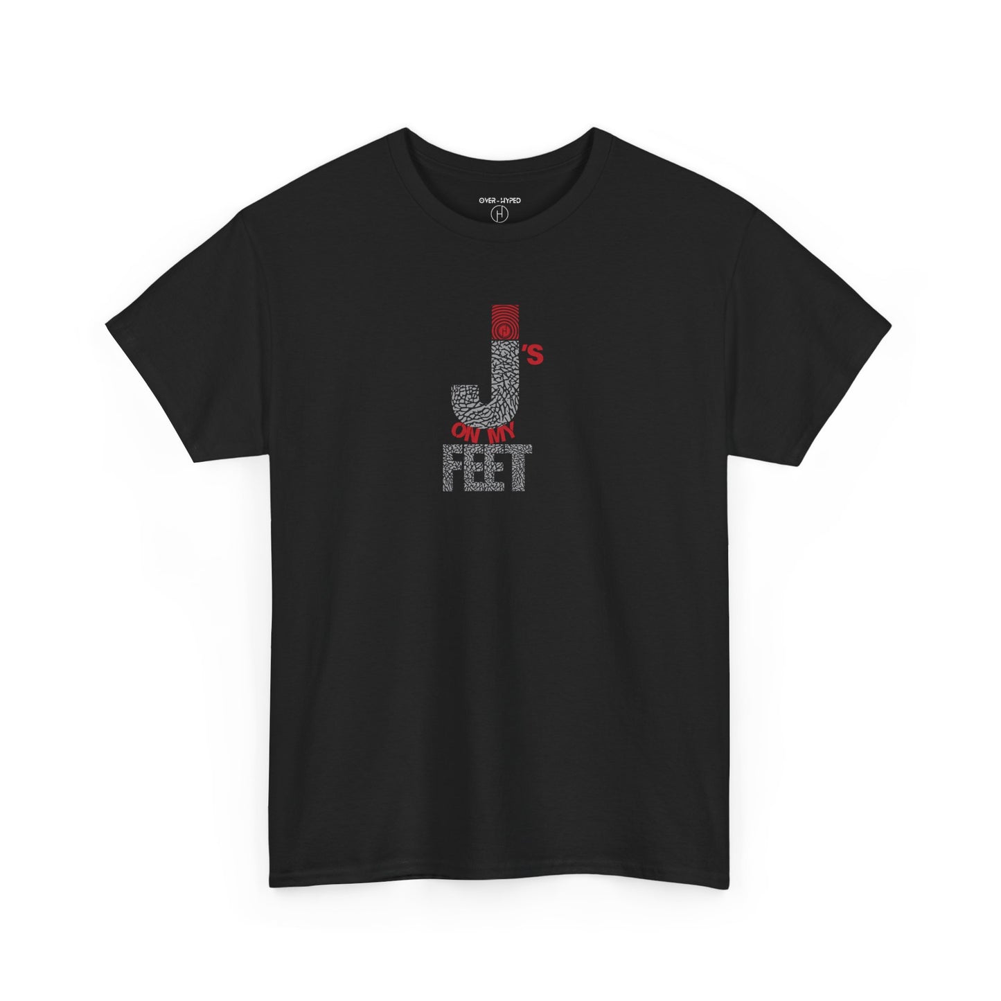 Retro 3 Black Cement/ White Cement J's On My Feet Shirt