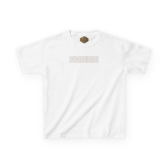 Kids Shirt To Match Retro 3 Pure Money -GOD DID SHIRT FOR KIDS