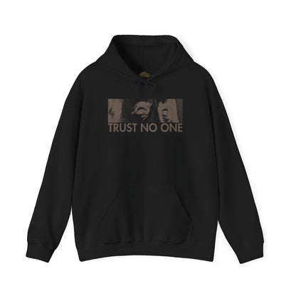 Retro 4 Cave Stone and Black Hoodie- Trust No one