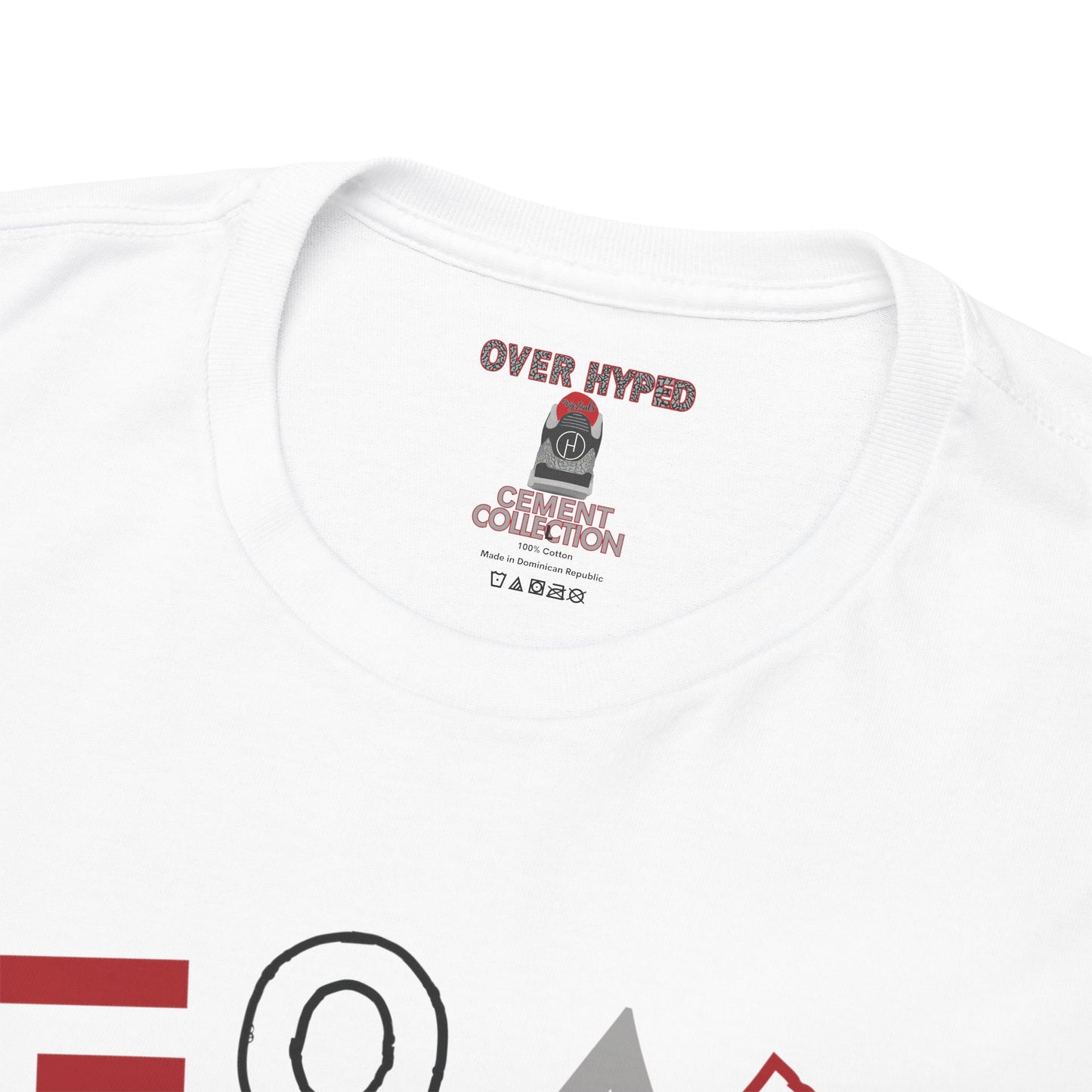 Retro 3 Black Cement/ White Cement  G.O.A.T. Shirt