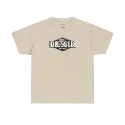 Protro 9 Halo / Retro 4 White Thunder - Blessed Highly Favored Shirt