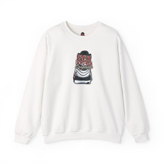 Sweater To Match Retro 8 Bugs White and True- OVER HYPED LOGO