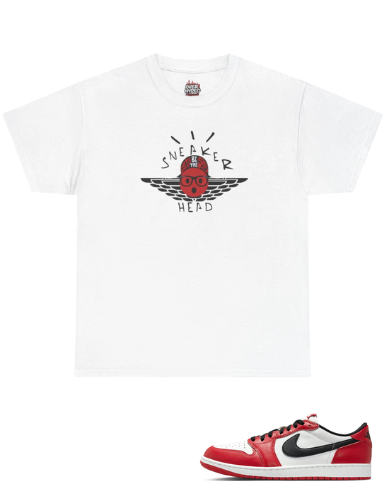 Over Hyped Originals - Retro 1 Low Og Chicago shirt- Sneaker Head Flight