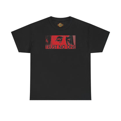 Retro 5 Fire Red "BLACK TONGUE" Shirt-TRUST NO ONE