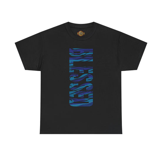 Retro 8 Aqua Shirt - BLESSED