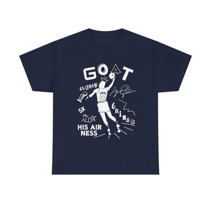 Retro 6 Olympic  G.O.A.T WHITE Tee - by Over-Hyped