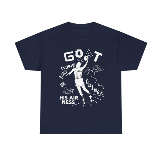 Retro 6 Olympic  G.O.A.T WHITE Tee - by Over-Hyped