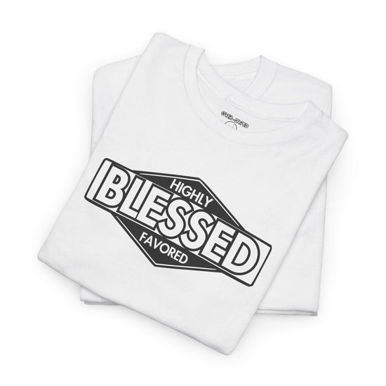 Protro 9 Halo / Retro 4 White Thunder - Blessed Highly Favored Shirt