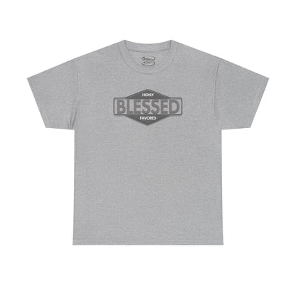 Retro 9 Cool Grey- Blessed Highly Favored Shirt