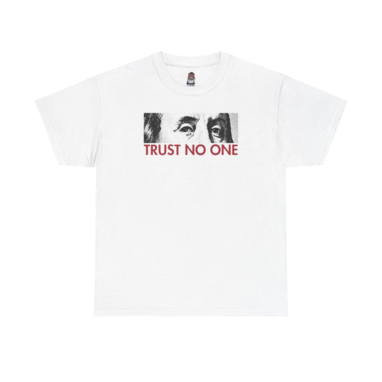 Shirt To Match Retro 8 Bugs White and True Red -TRUST NO ONE