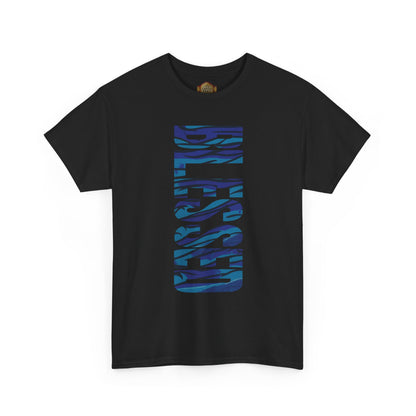 Retro 8 Aqua Shirt - BLESSED