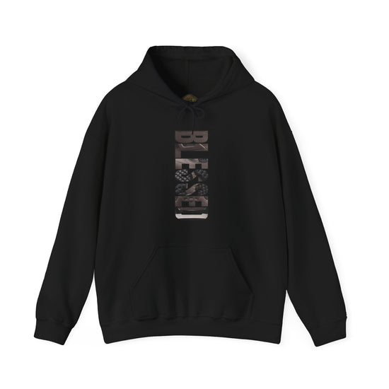 Retro 4 Cave Stone and Black Hoodie- BLESSED