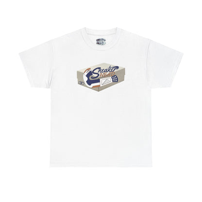 Retro 4 SB Navy SneakerHead Box Shirt