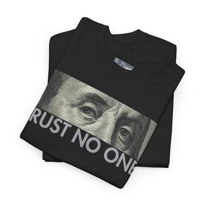 Retro 5 Black Metallic Trust No One Shirt