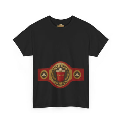 Over-Hyped Beer Pong Champion Shirt – Streetwear Gym Tee for Sneakerheads & Party Kings