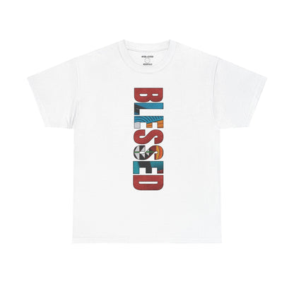 Dunk SB Turquoise Blue and Firewood Orange Blessed Shirt