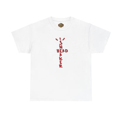 Retro 5 Fire Red "BLACK TONGUE" Shirt- SNKR HEAD CROSS