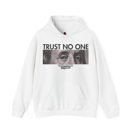Hoodie To Match Retro 4 Flight Club Sail and Black-TRUST NO ONE